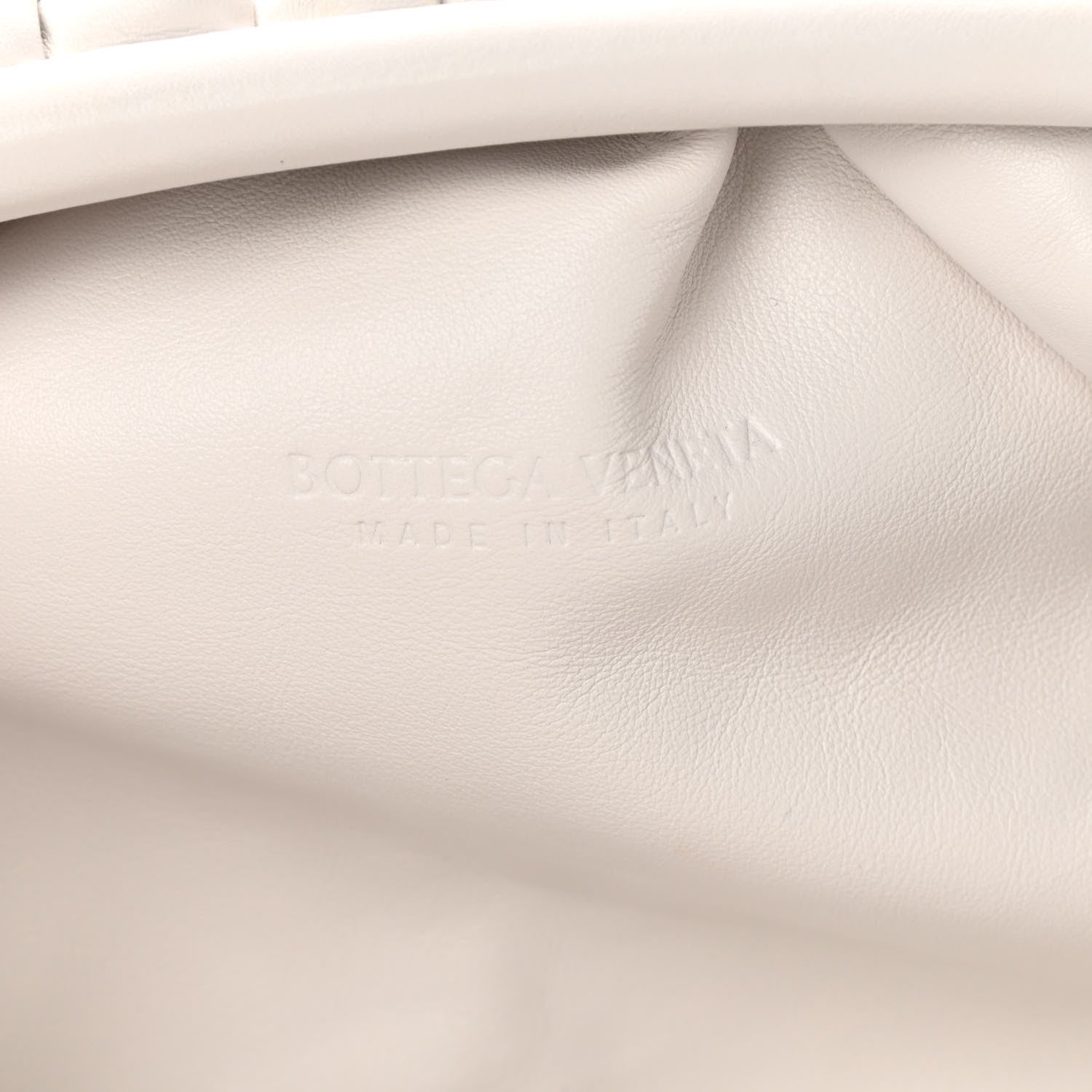 Bottega Veneta Smooth Butter Calf The Pouch Oversized Clutch Mist 6 of 8