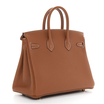 Hermes Togo Birkin 25 Gold 3 of 11