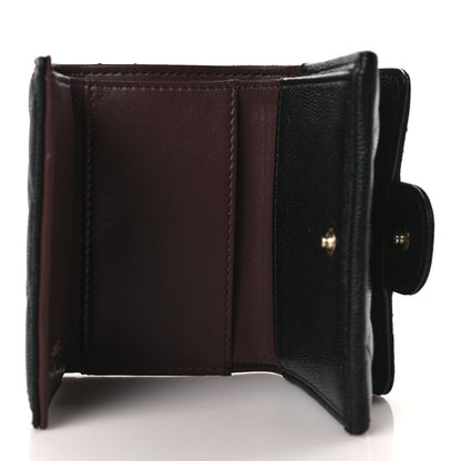 Chanel Caviar Quilted Double Flap Wallet Black 5 of 7