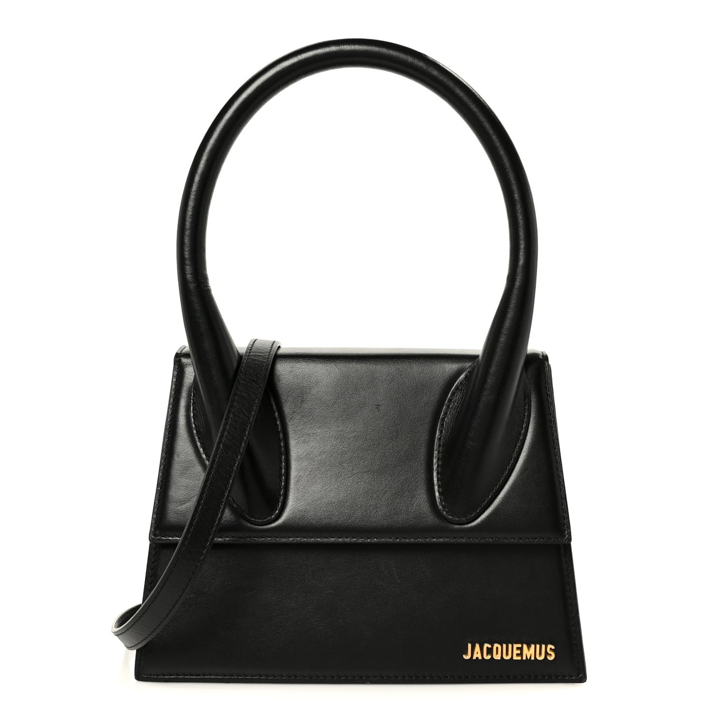 Smooth Calfskin Le Chiquito Moyen Black