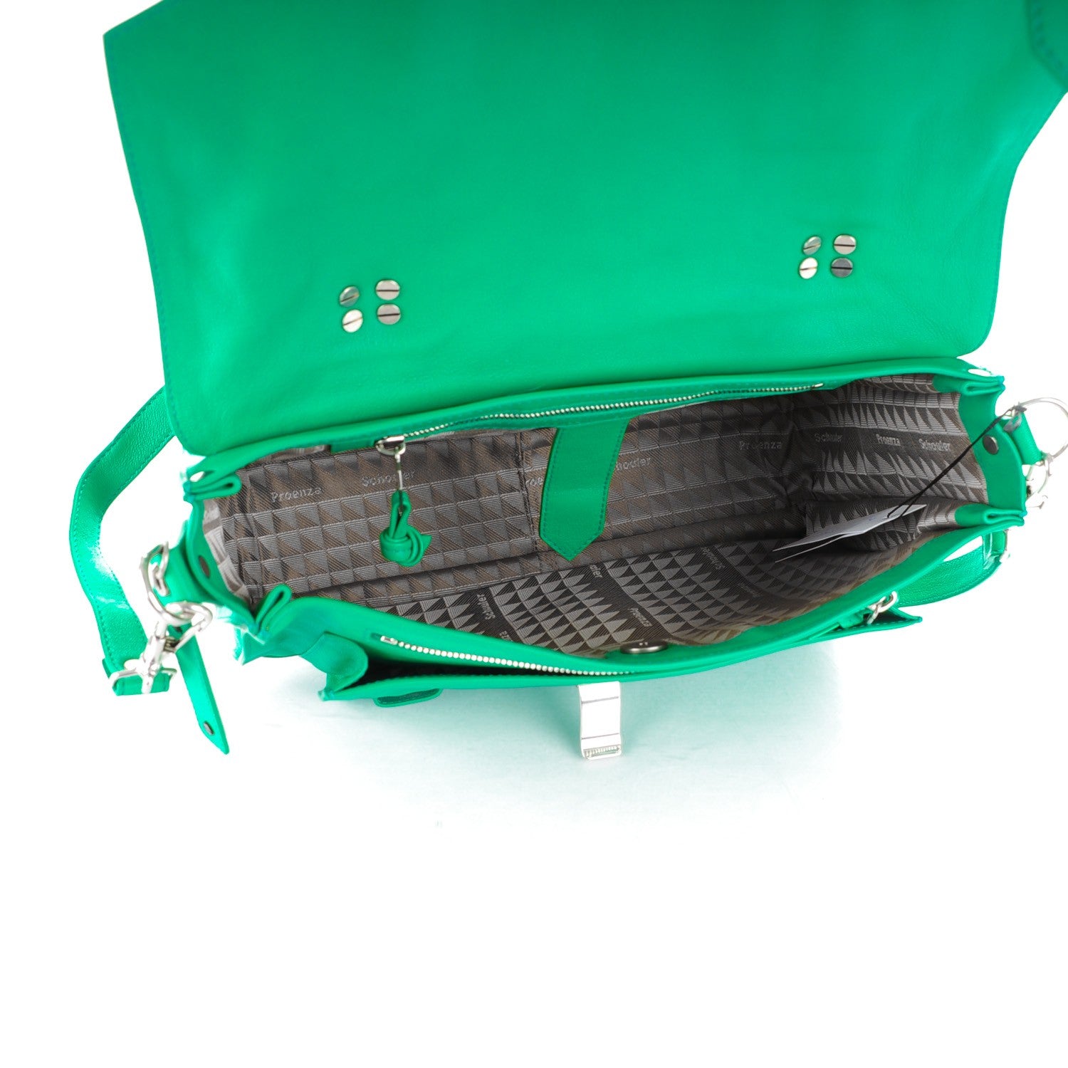 Proenza Schouler Lambskin Medium PS1 Satchel Aloe 5 of 8
