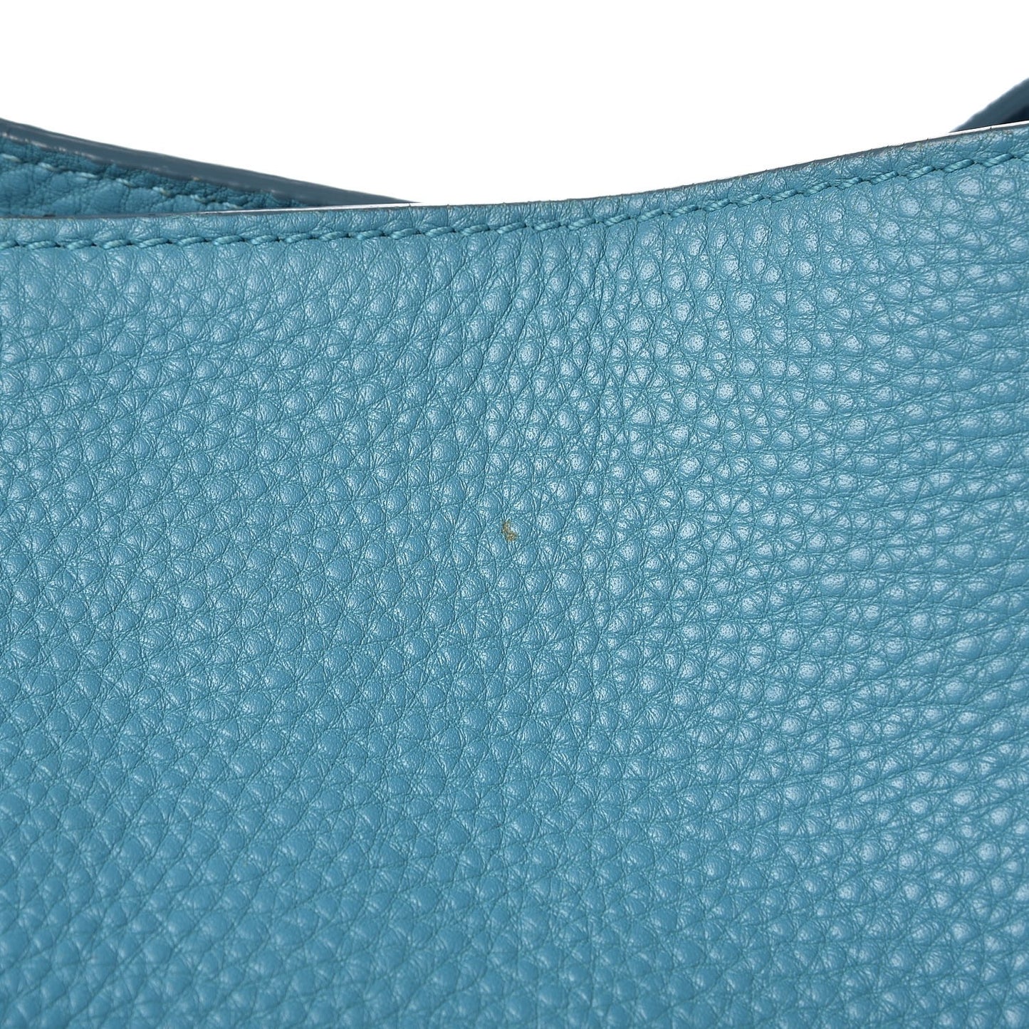 Vitello Daino Side Pocket Shoulder Bag Marine