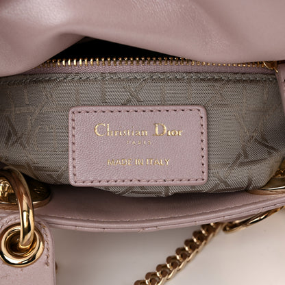 Christian Dior Lambskin Cannage Mini Lady Dior Rose Clair 6 of 14