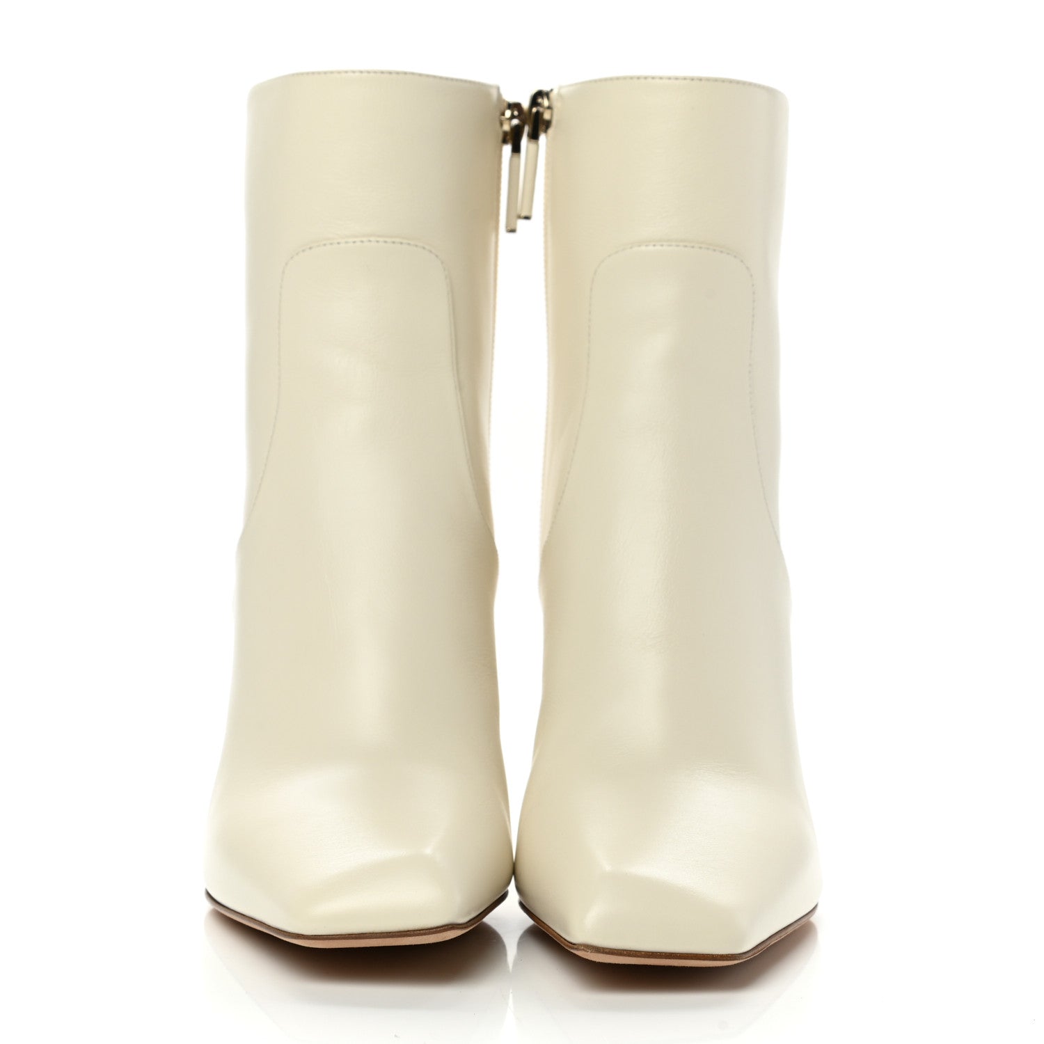 Christian Dior Soft Calfskin Rhodes 80mm Ankle Boots 35 Off White 2 of 9