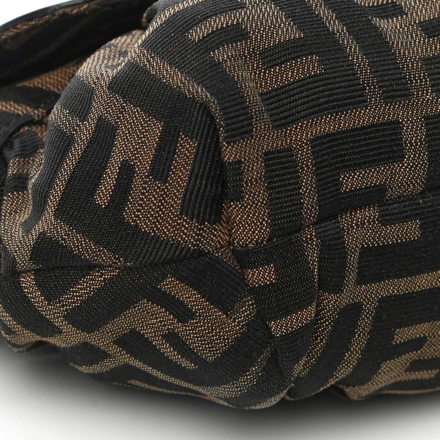 Fendi Zucca Small Chef Shoulder Bag Tobacco 8 of 12