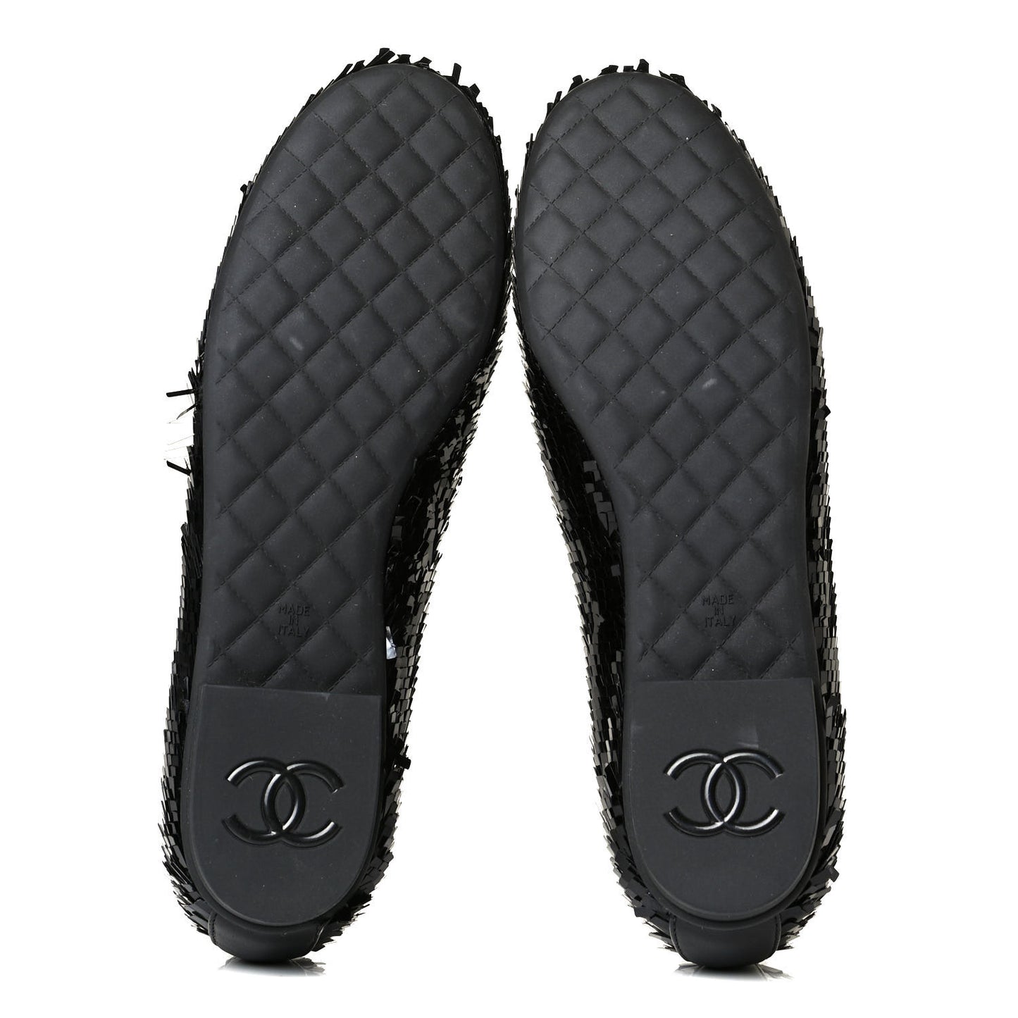 Sequin CC Loafers 37.5 Black