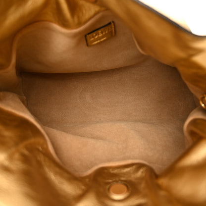 Loewe Metallic Lambskin Medium Flamenco Knot Gold 5 of 9