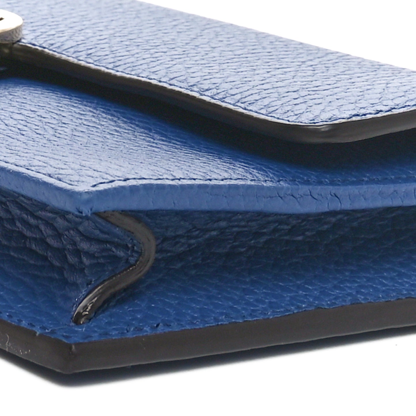Dollar Calfskin Interlocking G Chain Wallet Caspian