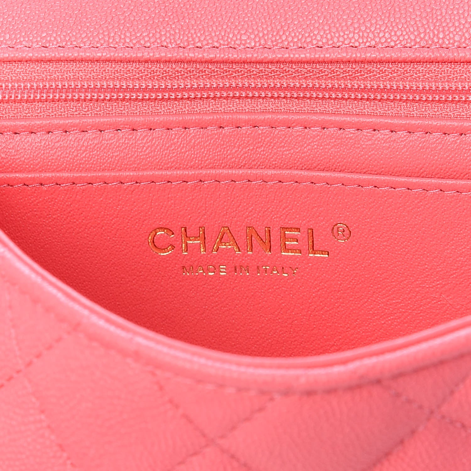 Chanel Caviar Quilted Mini Top Handle Rectangular Flap Pink 5 of 10