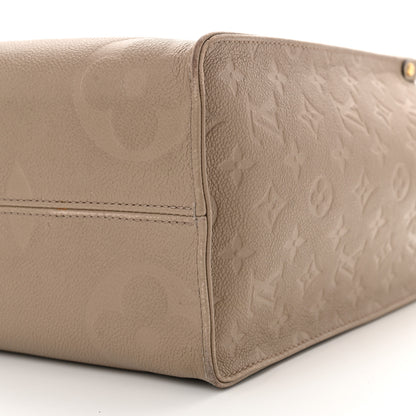 Louis Vuitton Empreinte Monogram Giant Onthego MM Tourterelle 9 of 21