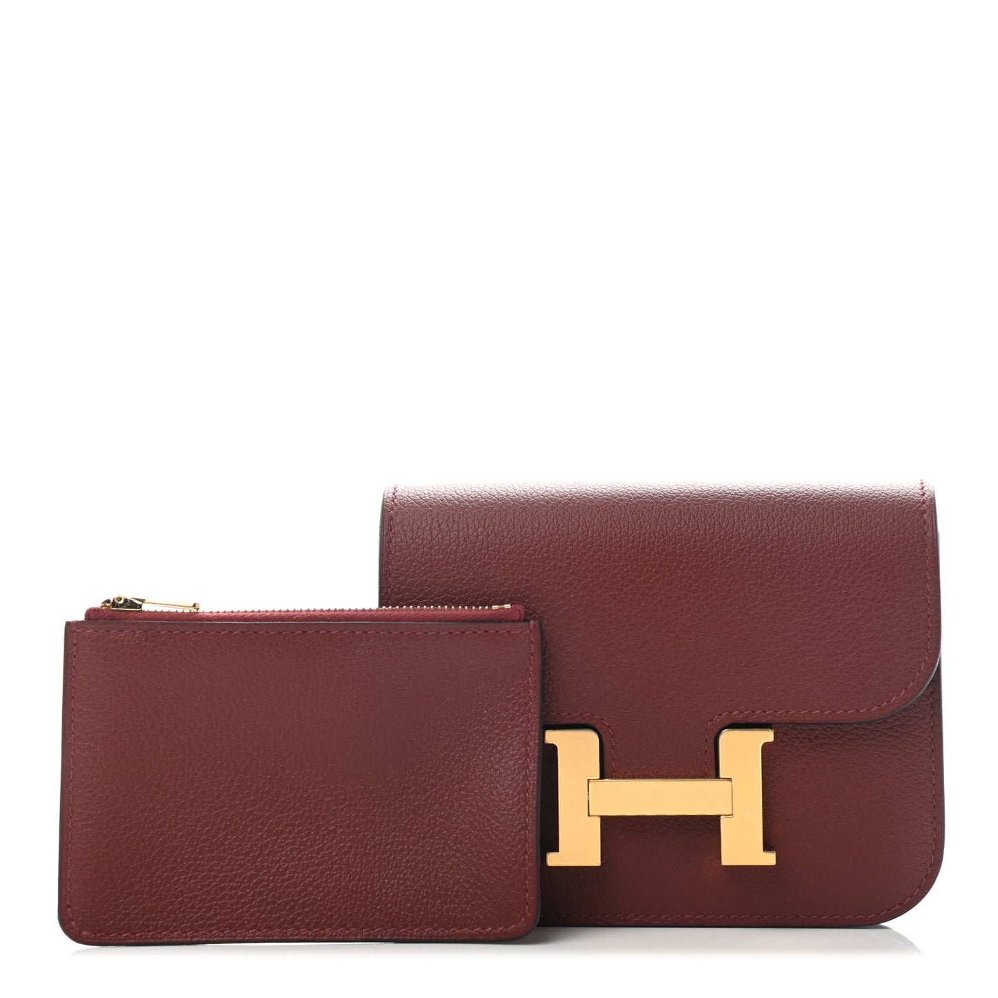 Evercolor Constance Slim Wallet Rouge H