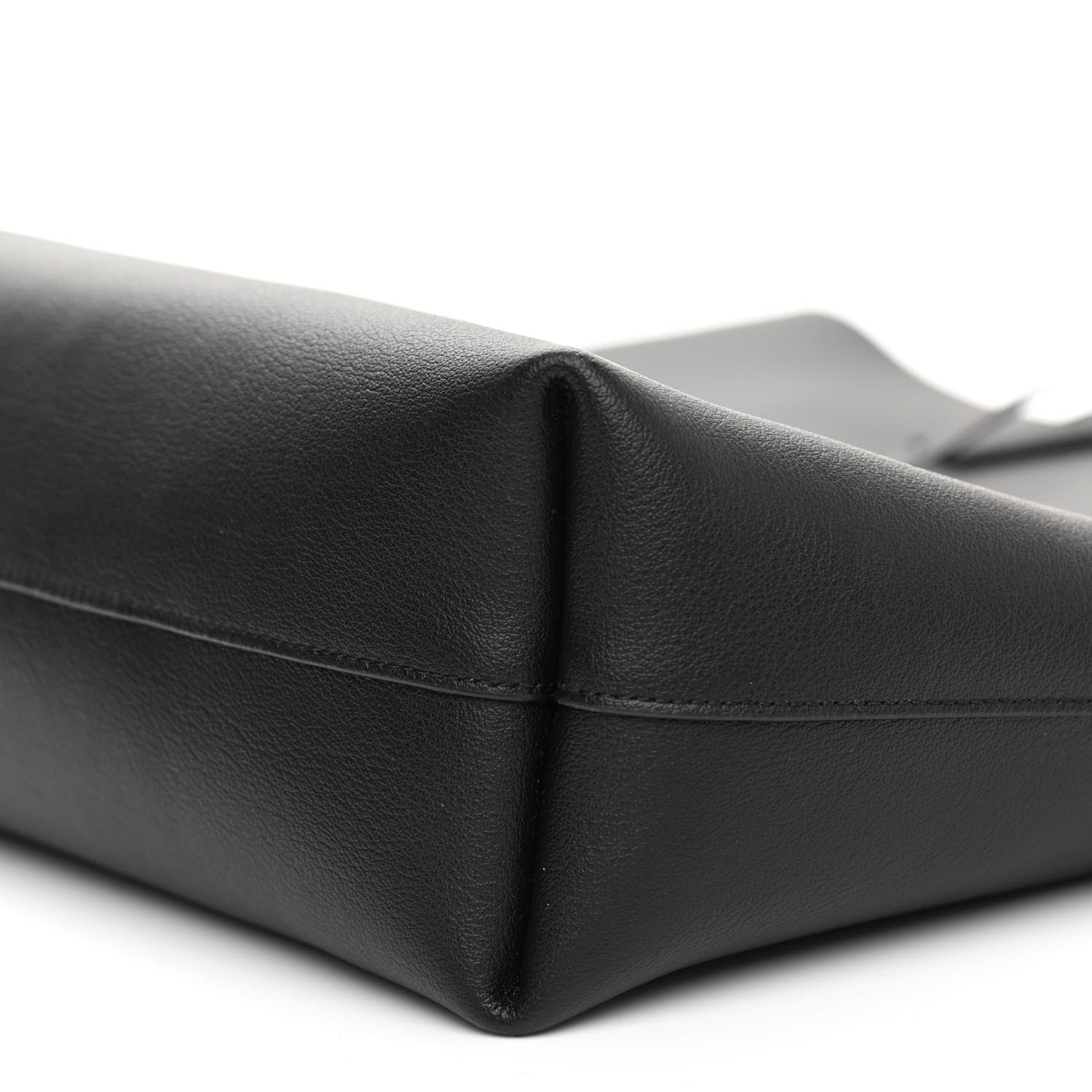 Saint Laurent Calfskin North-South Shopping Tote Black 11 of 12