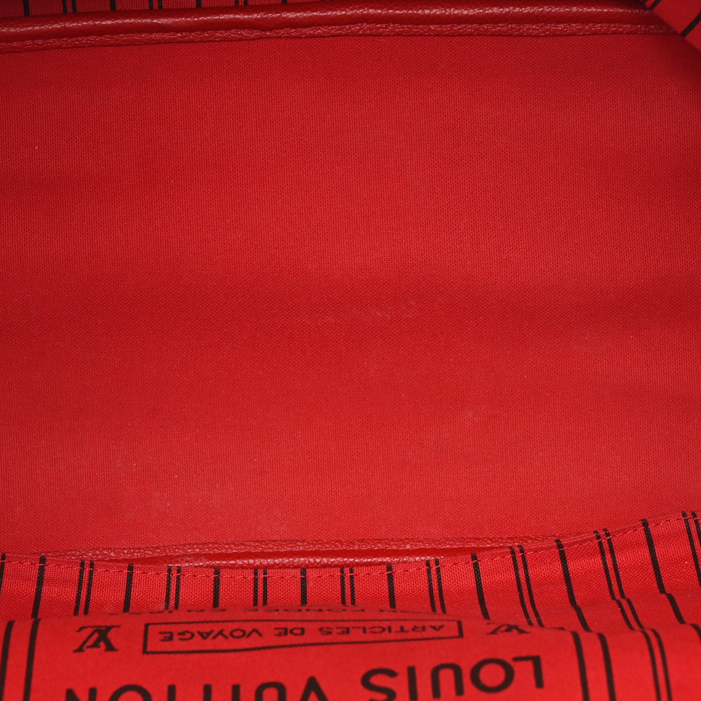 Monogram Inside Out Neverfull Bandouliere MM Rouge Sari
