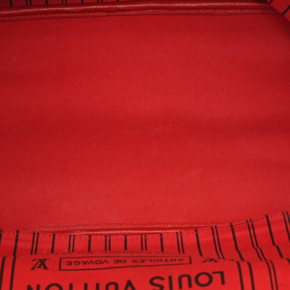 Louis Vuitton Monogram Inside Out Neverfull Bandouliere MM Rouge Sari 5 of 11