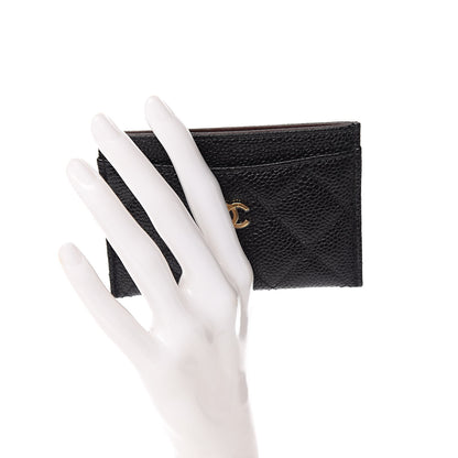 Chanel Caviar Quilted Card Holder Black 2 of 9
