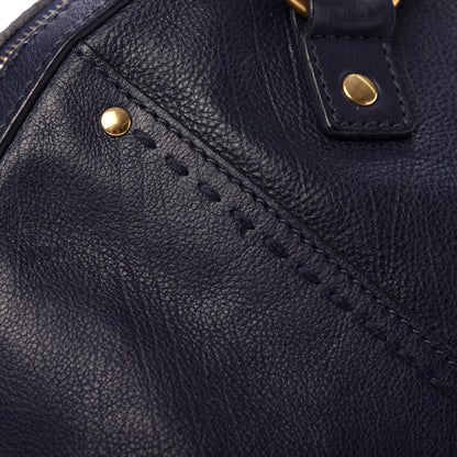 Saint Laurent Calfskin Large Muse Navy Blue 11 of 12