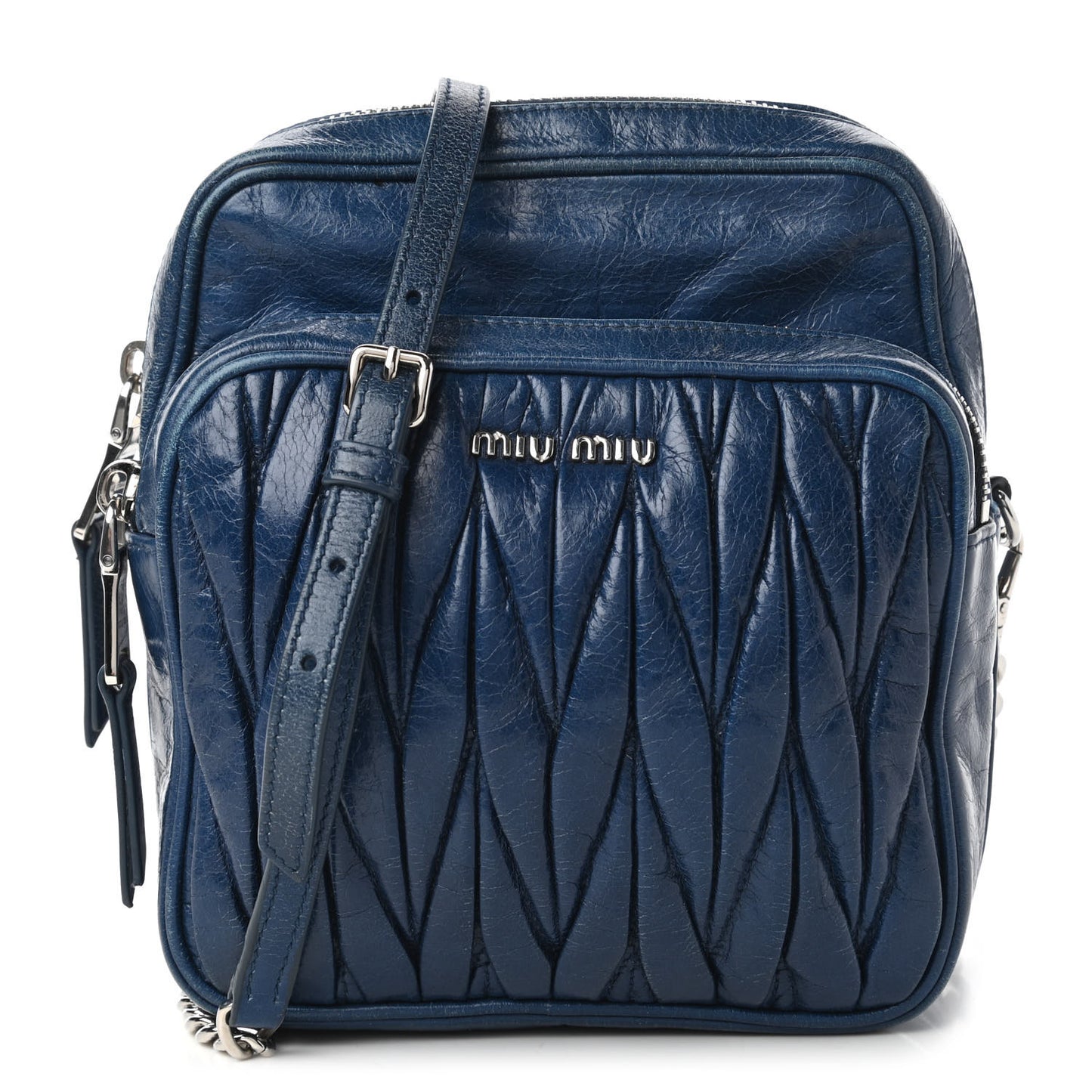 Matelasse Lux Crossbody Cobalto