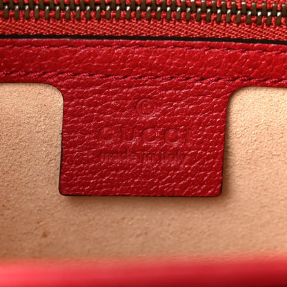 Gucci GG Supreme Monogram Small Queen Margaret Top Handle Bag Red 5 of 11
