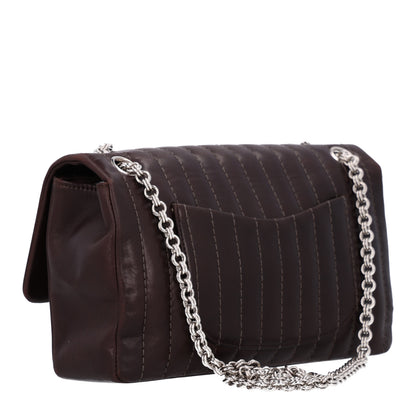 Chanel Lambskin Vertical Quilted Medium Single Flap Brown 3 of 10