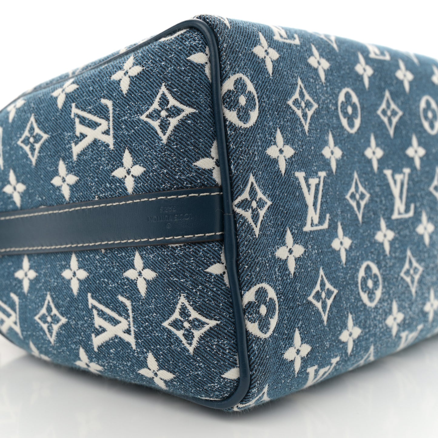 Monogram Jacquard Denim Speedy Bandouliere 25 Bleu