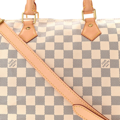 Louis Vuitton Damier Azur Speedy Bandouliere 35 8 of 10