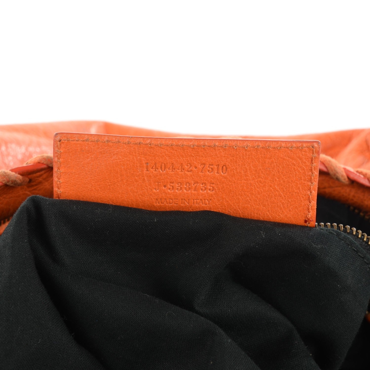 Balenciaga Agneau Classic Hardware Day Hobo Tangerine 9 of 10