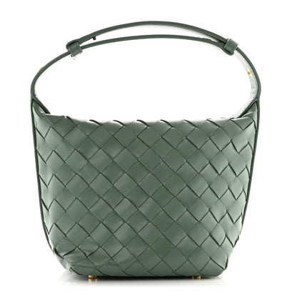 Bottega Veneta Calfskin Nappa Intrecciato Candy Wallace Aloe 1 of 13