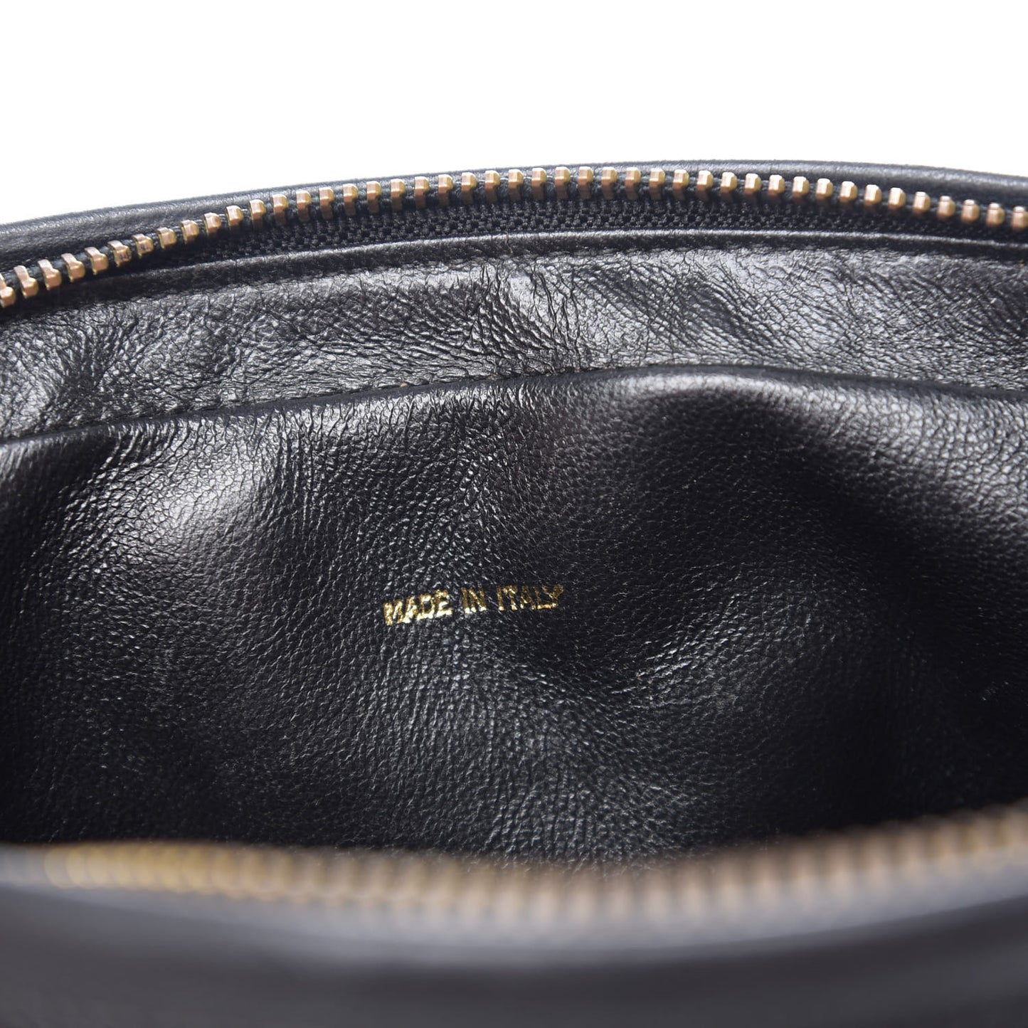 Lambskin Quilted CC Tassel Camera Case Black