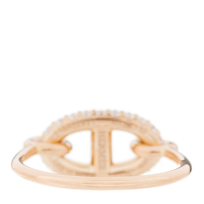 Hermes 18K Rose Gold Diamond Farandole Ring 52 6 3 of 6