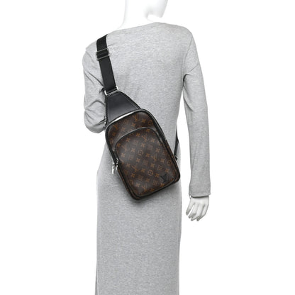 Louis Vuitton Monogram Macassar Avenue Sling Bag NM 2 of 11