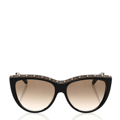 Louis Vuitton Acetate Monogram La Boum Sunglasses Z1147W Black 2 of 10
