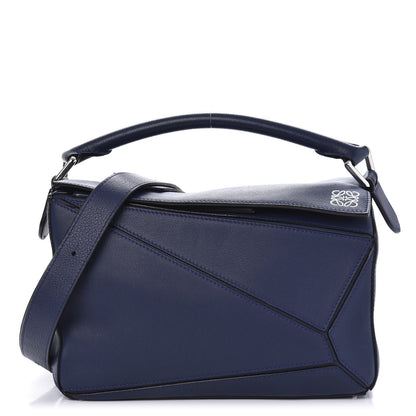 Loewe Calfskin Small Puzzle Bag Marine 1 of 10