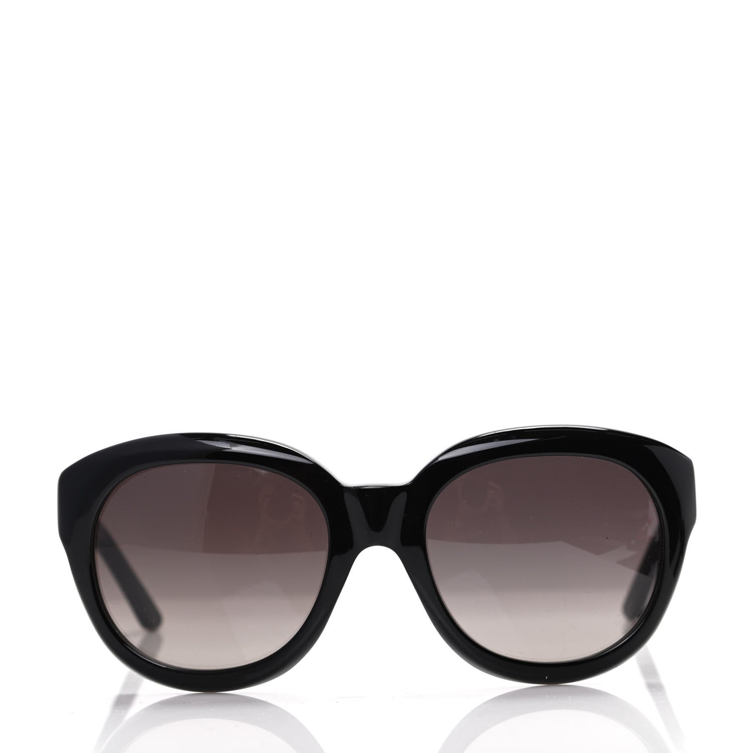 Celine Acetate Round Sunglasses CL400711 Black 2 of 6