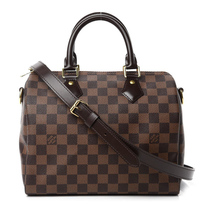 Louis Vuitton Damier Ebene Speedy Bandouliere 25 1 of 11