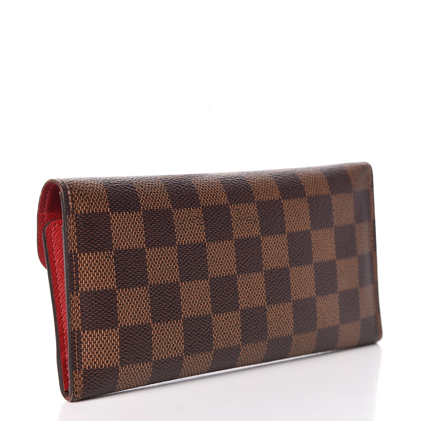 Damier Ebene Josephine Wallet Red