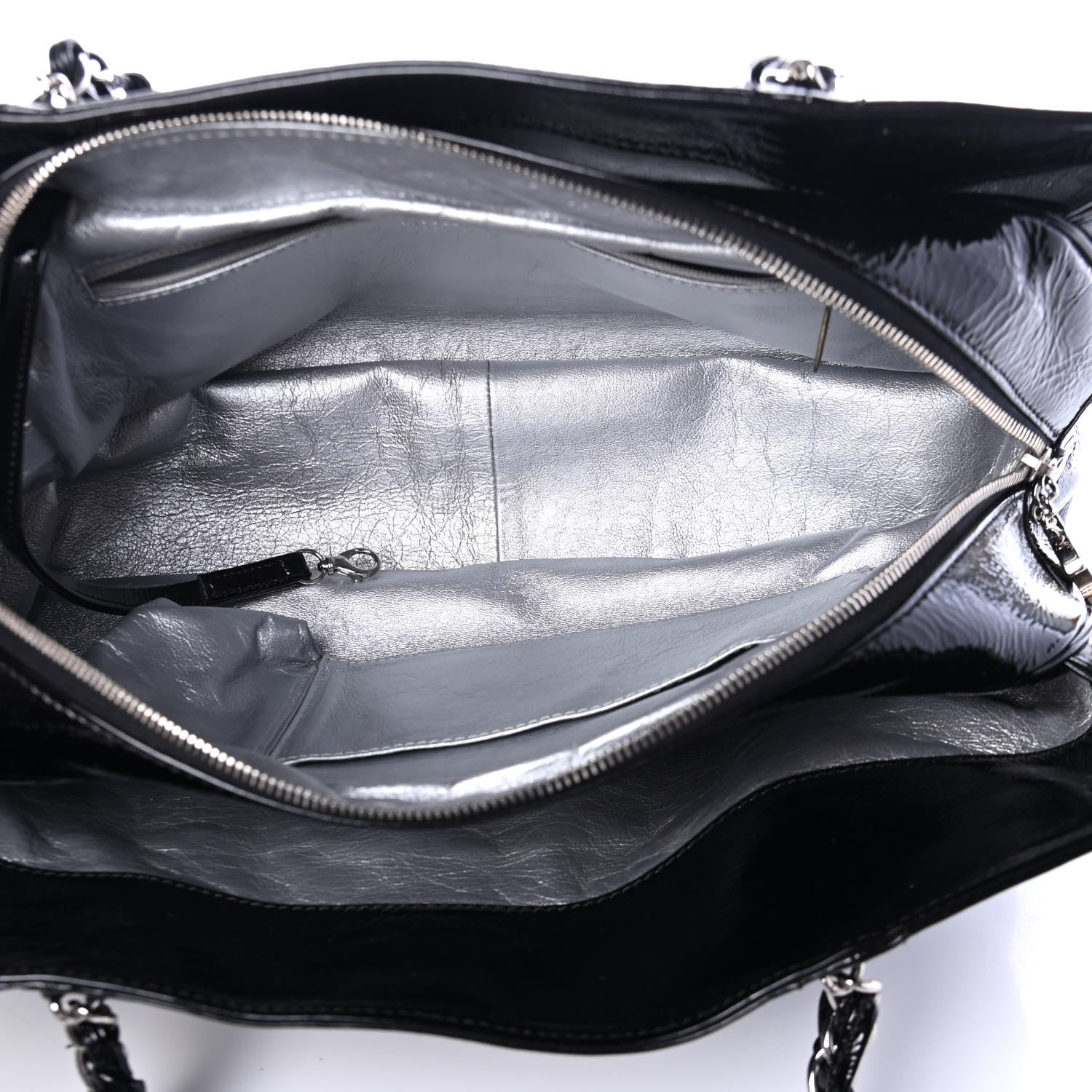 Chanel Patent Calfskin Large Luxe Ligne Tote Black 4 of 4