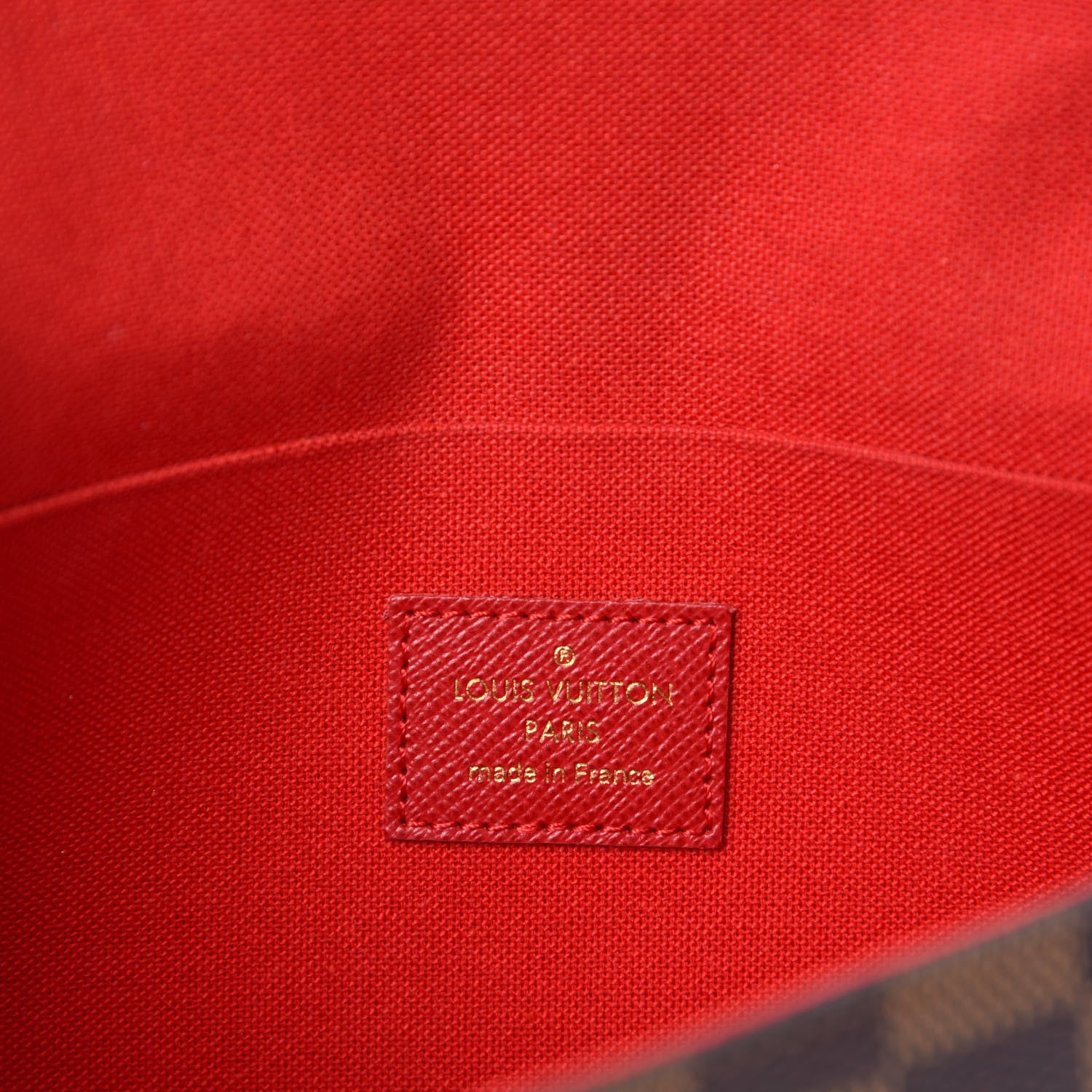 Louis Vuitton Damier Ebene Pochette Felicie Chain Wallet 8 of 10