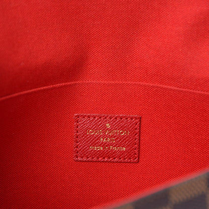 Louis Vuitton Damier Ebene Pochette Felicie Chain Wallet 8 of 10