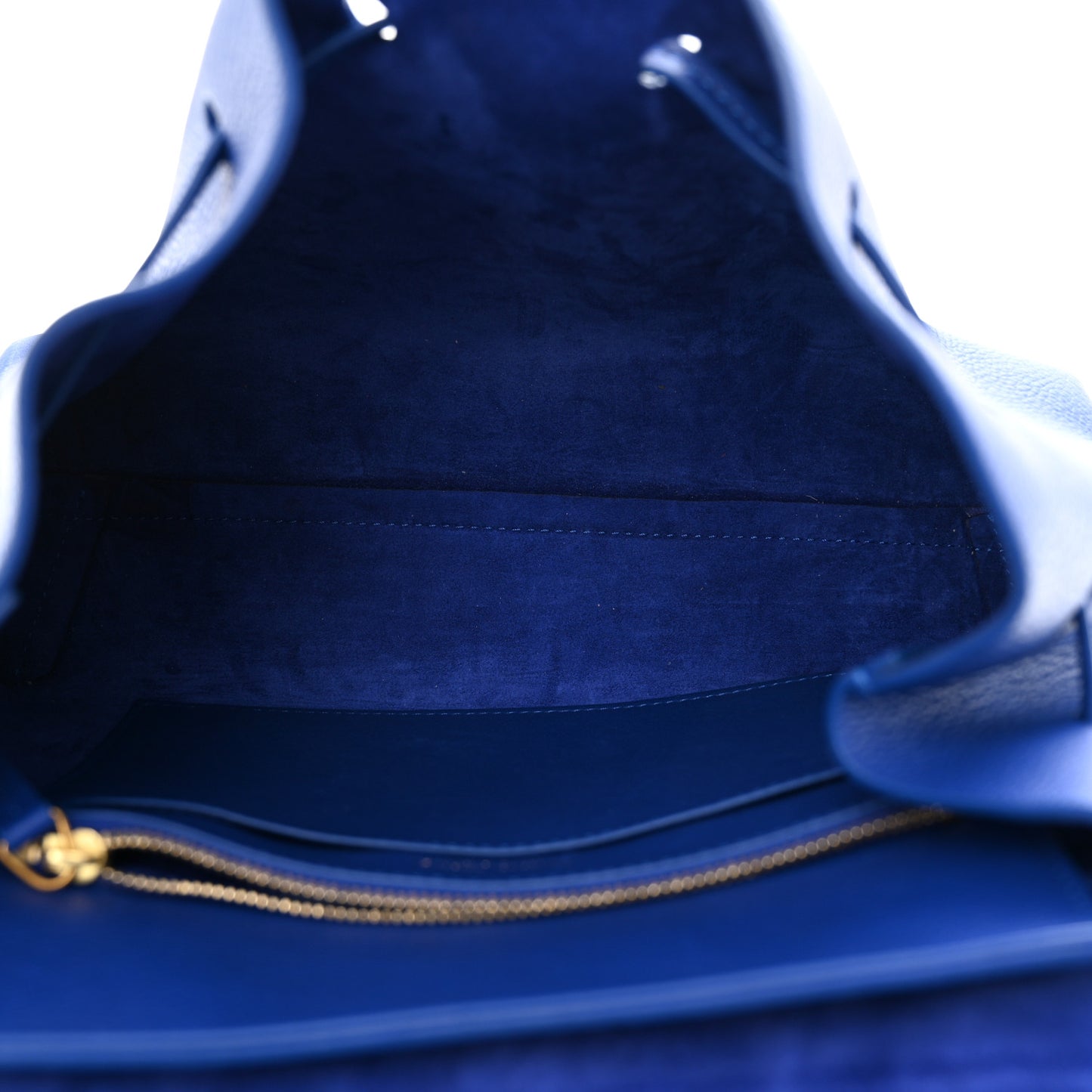 Tumbled Calfskin Lady Bag Royal
