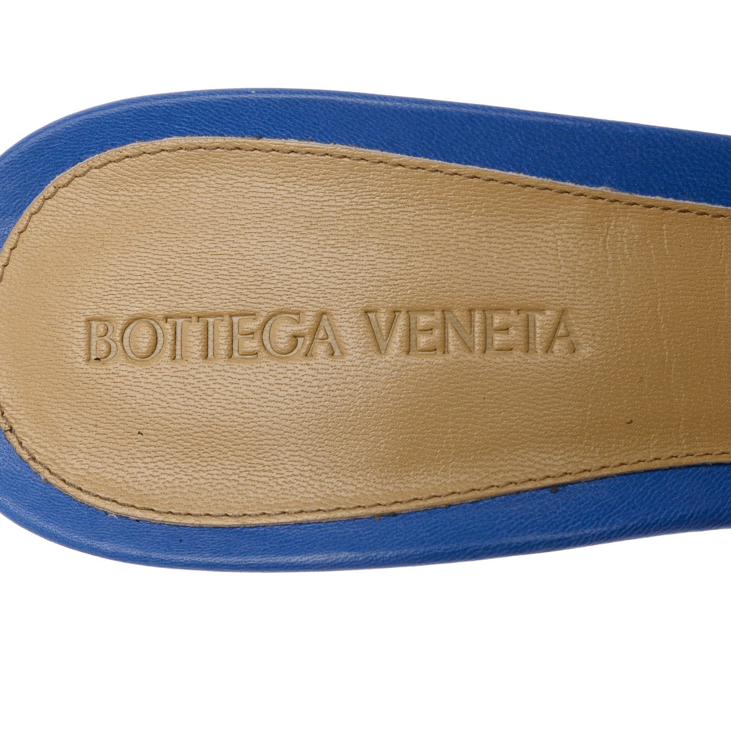 Bottega Veneta Lambskin Stretch Mule Sandals 39.5 Aquarium 6 of 9
