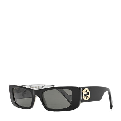 Gucci Acetate Rectangular Sunglasses GG0516S Black 1 of 7