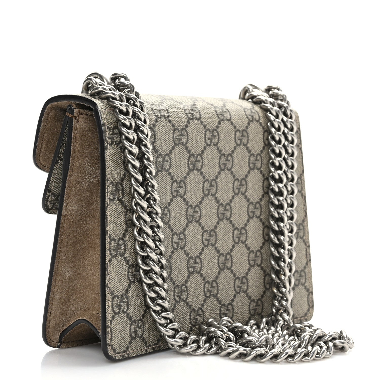 Gucci GG Supreme Monogram Mini Dionysus Shoulder Bag Taupe 3 of 9