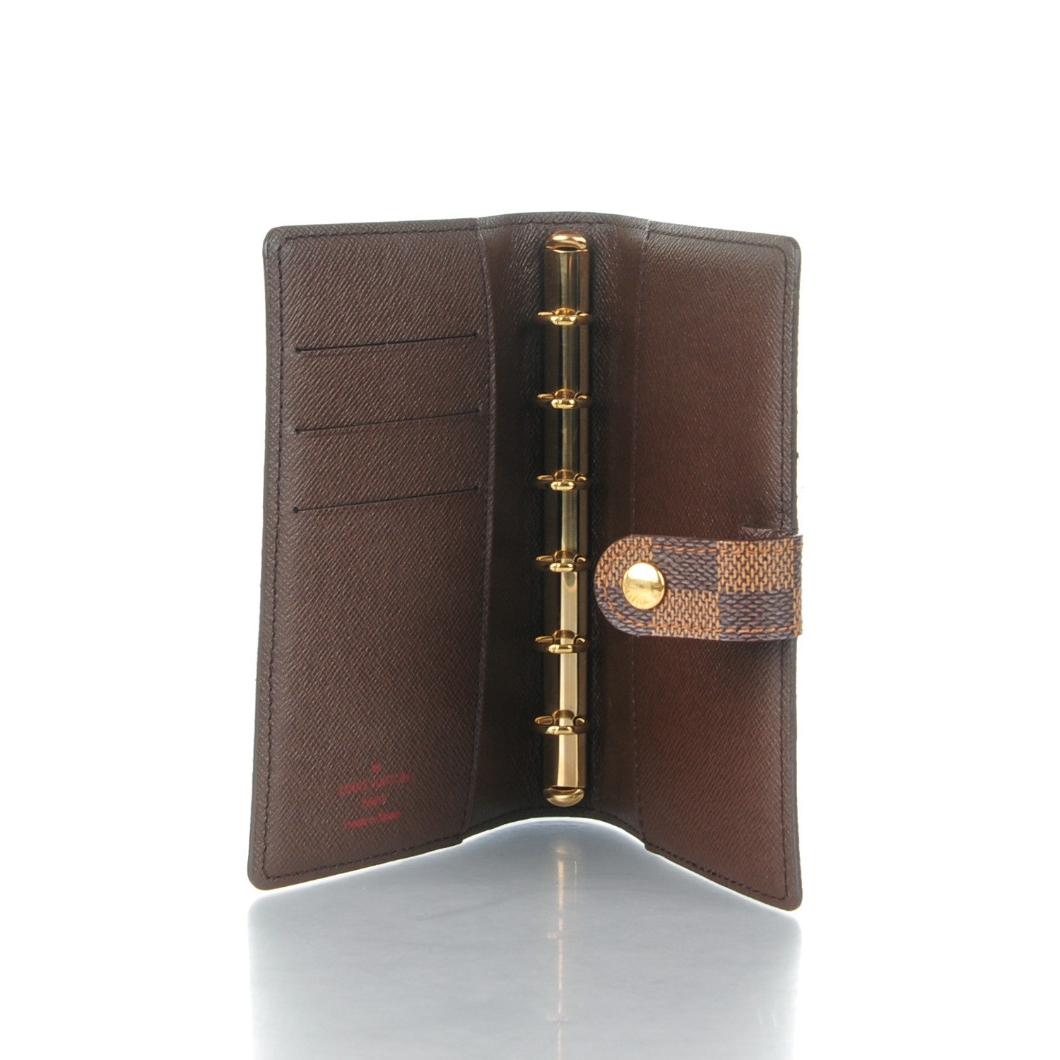 Louis Vuitton Damier Ebene Small Ring Agenda Cover 5 of 7