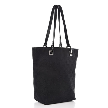 Gucci Monogram Small Bucket Tote Black 3 of 12