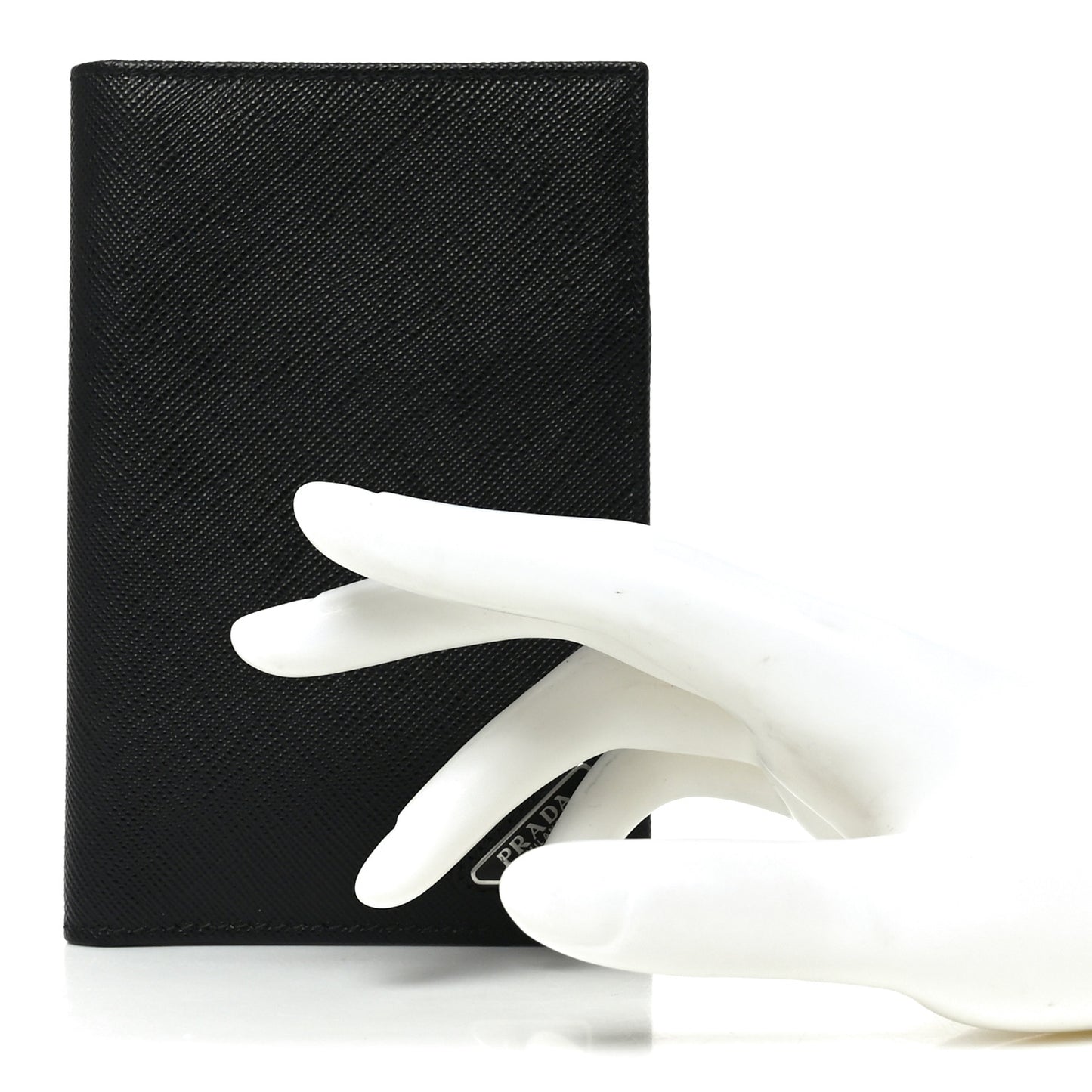 Saffiano Passport Holder Black