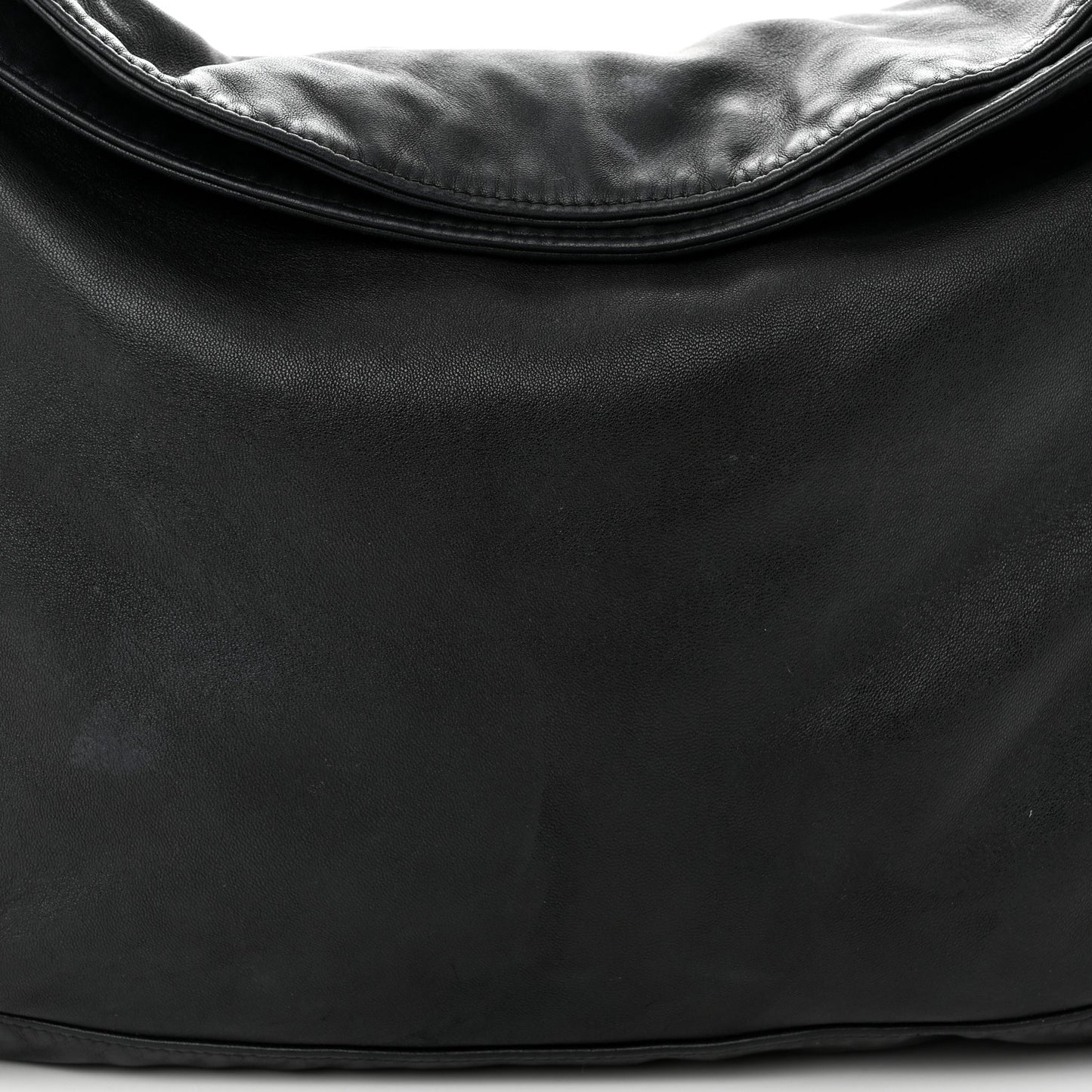 Lambskin Large Ultimate Soft Tote Black