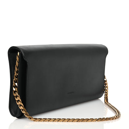 Balenciaga Smooth Calfskin Money Elongate Clutch Black 2 of 14