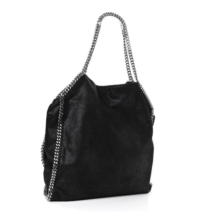 Stella McCartney Shaggy Deer Big Falabella Tote Black 4 of 11