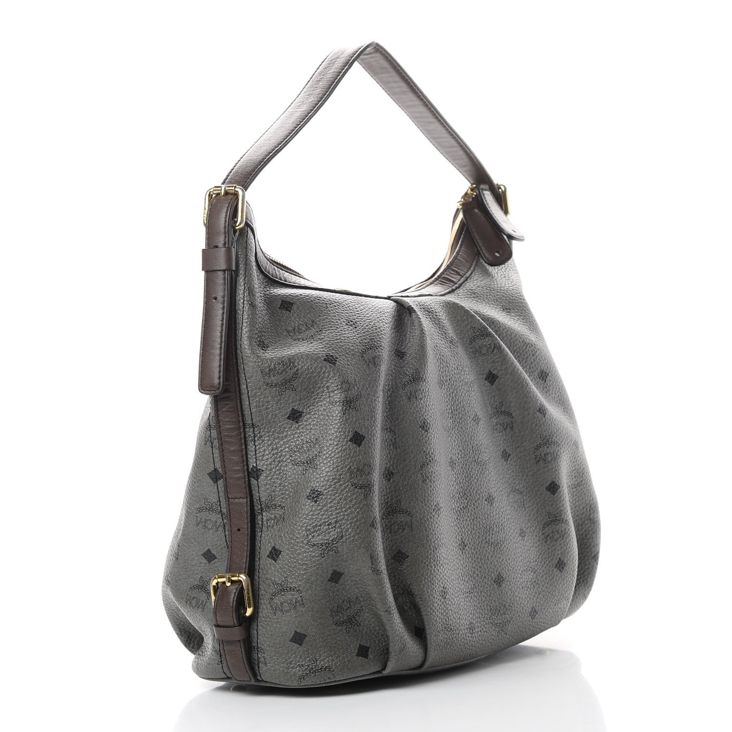 MCM Visetos Hobo Phantom Grey 3 of 12