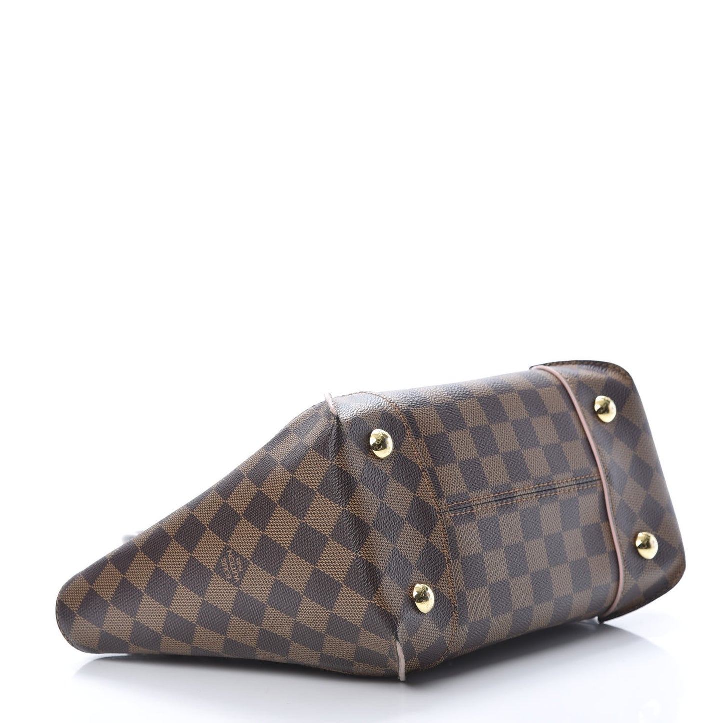 Damier Ebene Caissa Tote PM Rose Ballerine